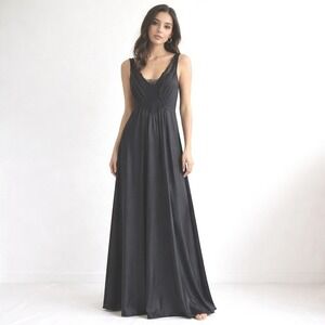 Vintage OLGA Nightgown Slip Dress Medium Glam Whimsigoth Fairy Full Sweep 92270